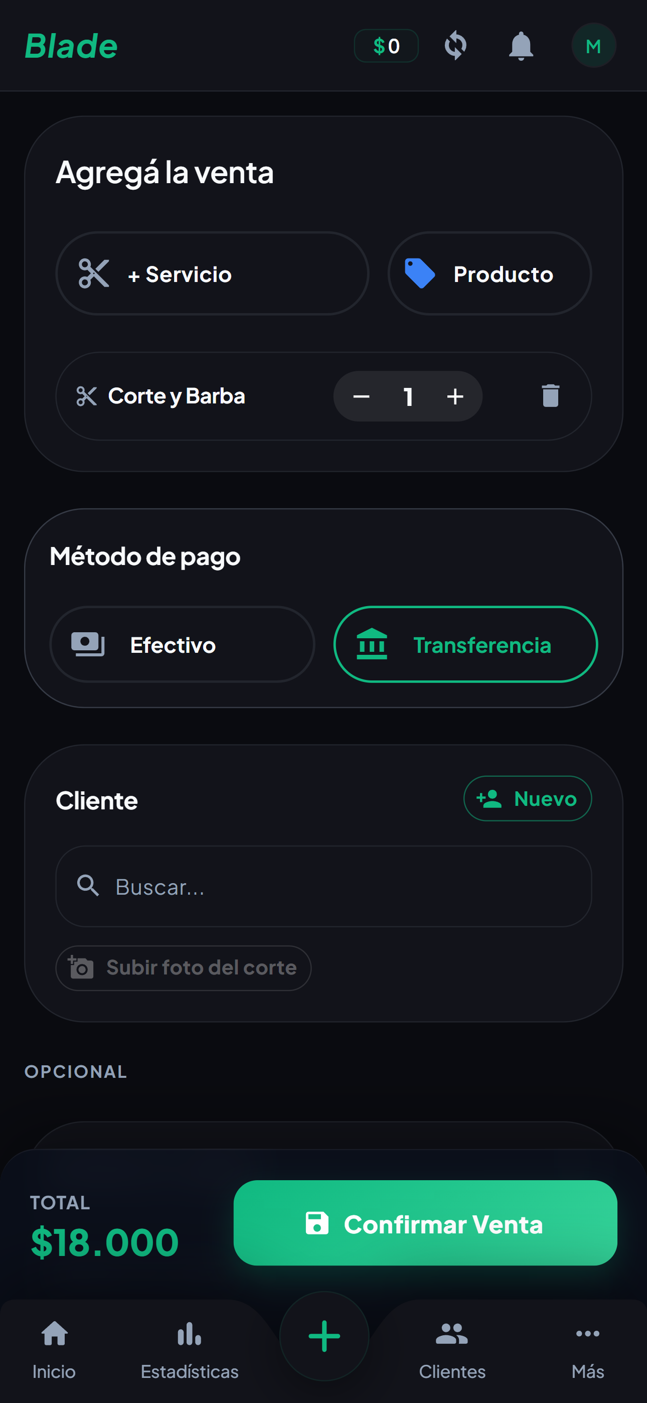 Carga Rápida de Ventas